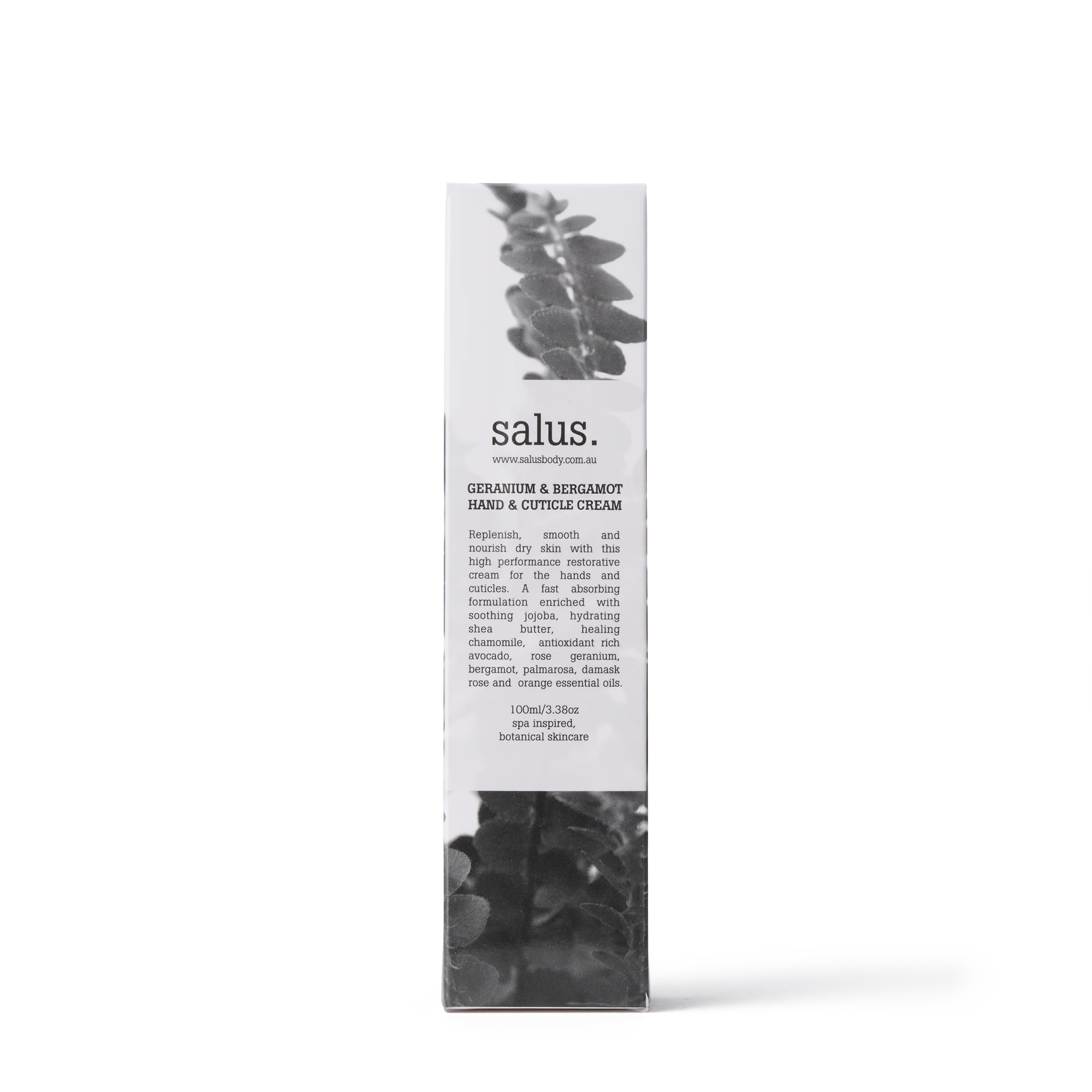 Hand and Cuticle Cream Geranium and and Bergamot 100ml - Salus