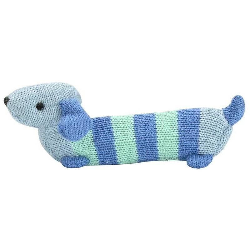 Knit Rattle - Dachshund