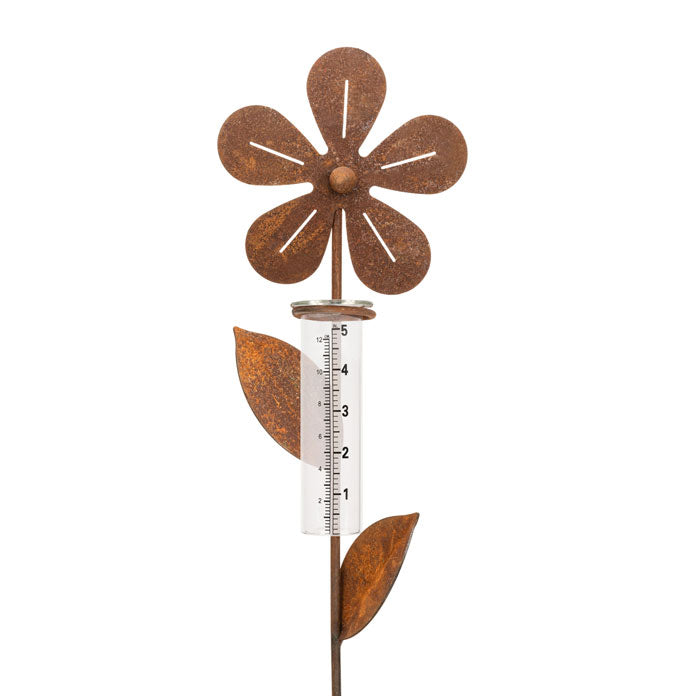 Rain Gauge - Flower Rust