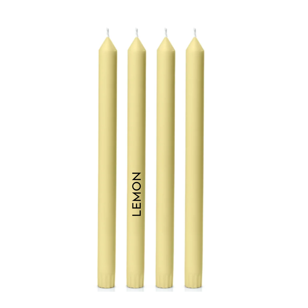 Dinner Candles - 30cm tall, natural colour, 38 colours to choose from