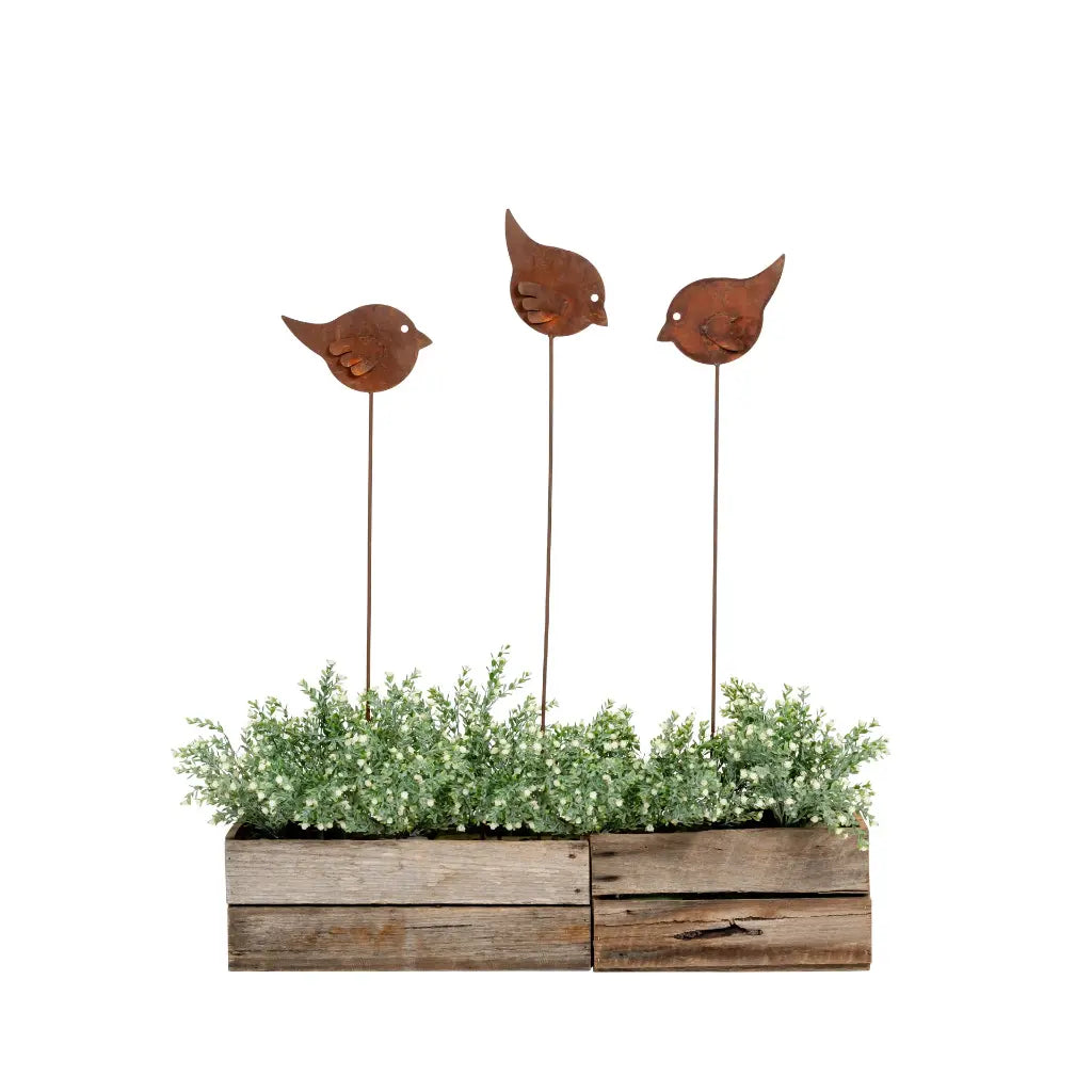 Rusty Bird on Stake