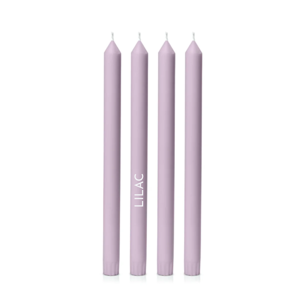 Dinner Candles - 30cm tall, natural colour, 38 colours to choose from