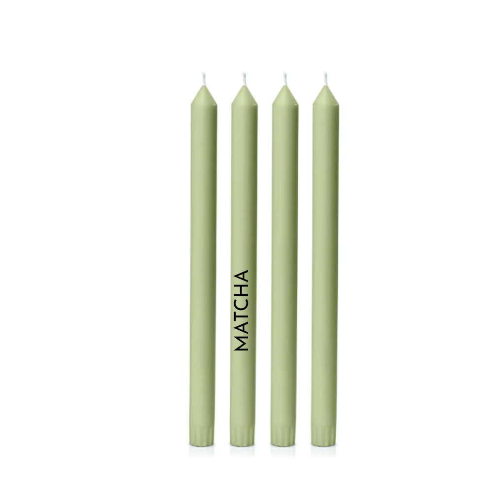 Dinner Candles - 30cm tall, natural colour, 38 colours to choose from