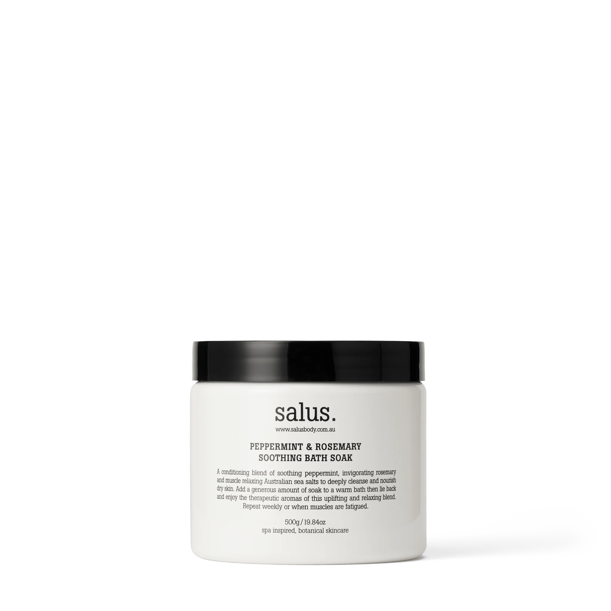 Soothing Bath Soak Peppermint and Rosemary 500g - Salus