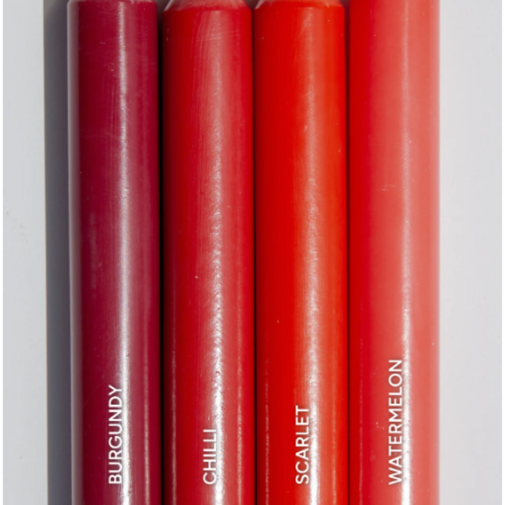 Dinner Candles - 30cm tall, natural colour, 38 colours to choose from