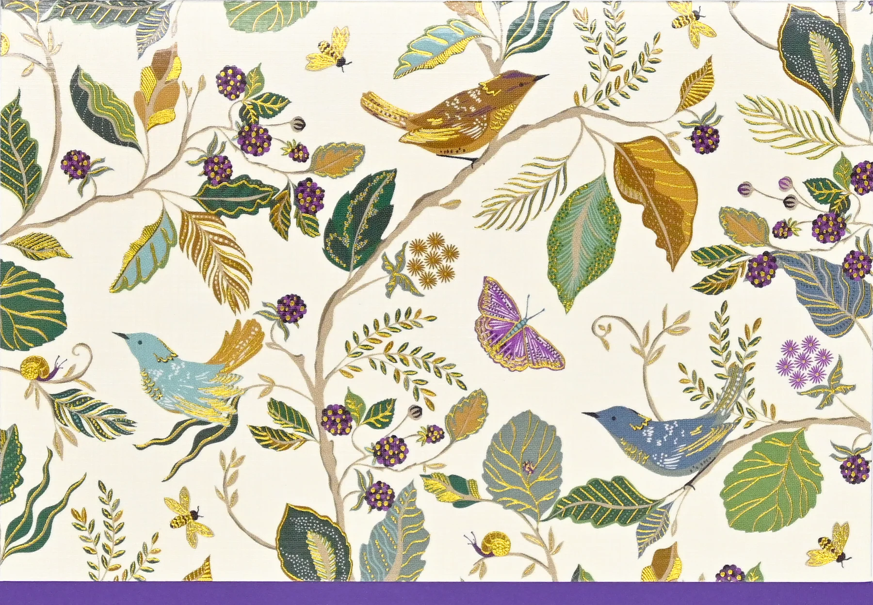 Note Card Set - Birds and Berries