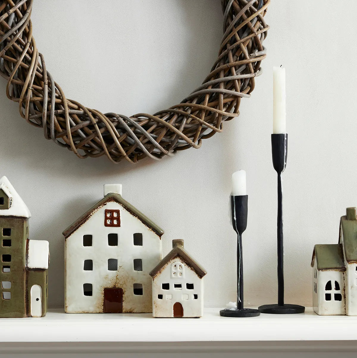 Tea Light Villa Alsace Olive Green