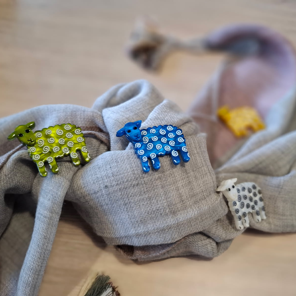 Brooch - Sheep - available in 5 colours