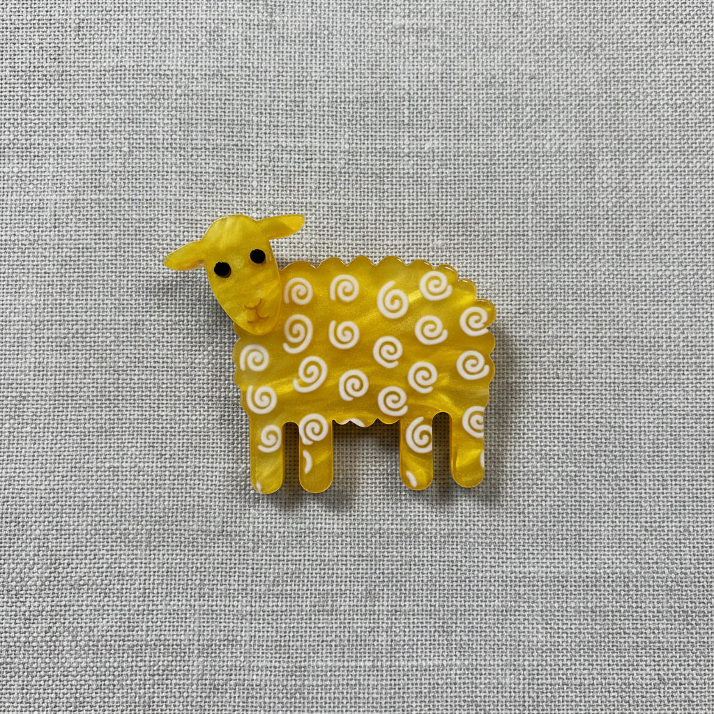 Brooch - Sheep - AVAILABLE FOR PRE-ORDER
