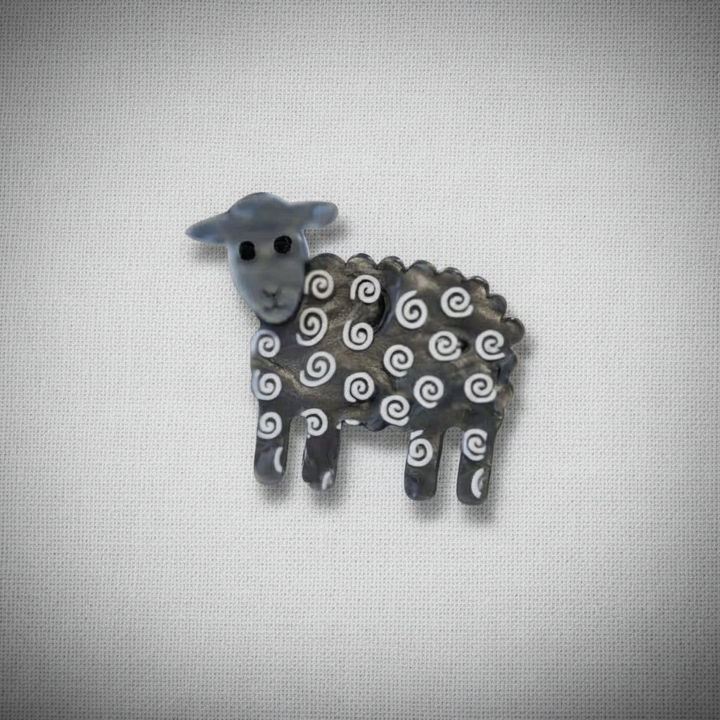 Brooch - Sheep - AVAILABLE FOR PRE-ORDER