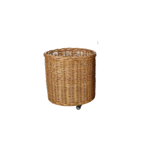Rattan Basket on Wheels - Small & Large - PICKUP ONLY