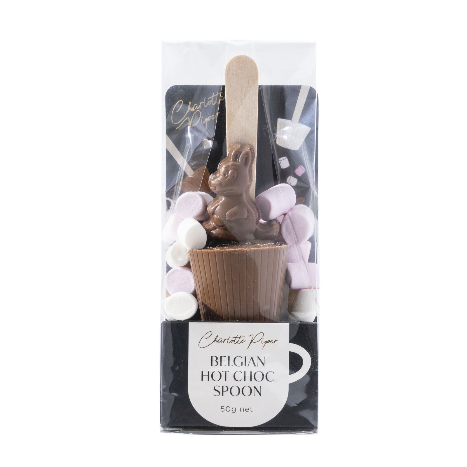 Belgian Hot Choc Spoons - Hot Lips, Butterflies & Kangaroos, Milk & Dark