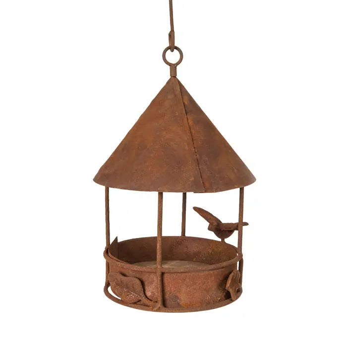 Bird Feeder House Rusty