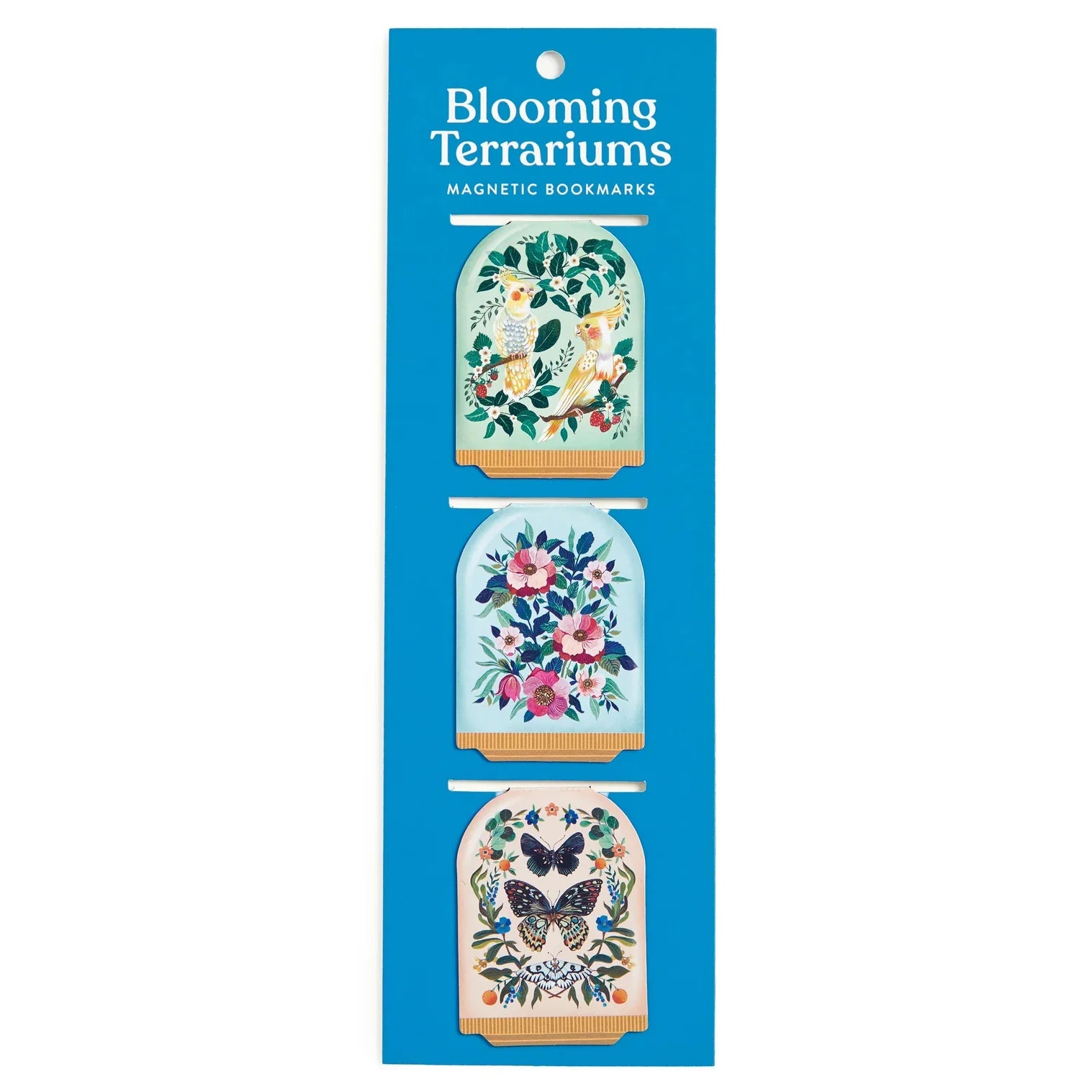Magnetic Bookmarks - Blooming Terrariums Set of 3