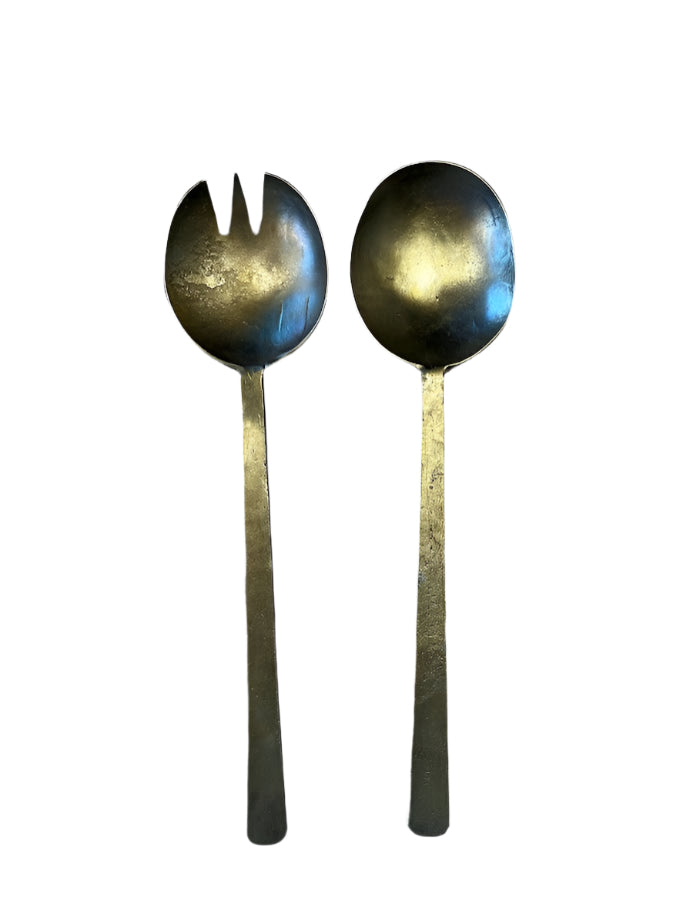 Brass Salad Servers