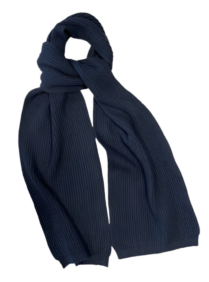 Scarf - Pure Cashmere Rib Knit