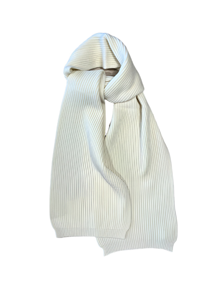 Scarf - Pure Cashmere Rib Knit
