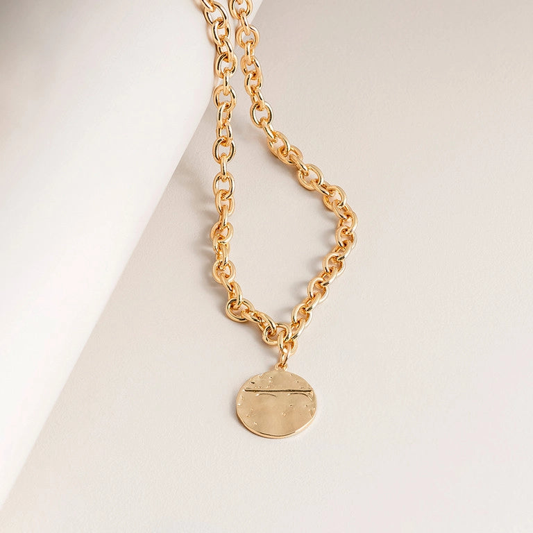 Necklace - Molten Charm and Chain