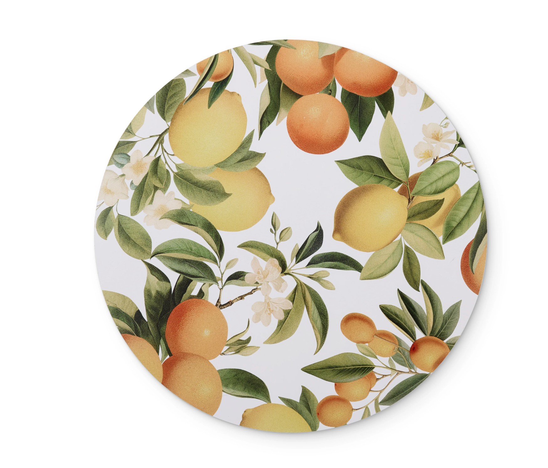 Placemat Set - Citrus Round