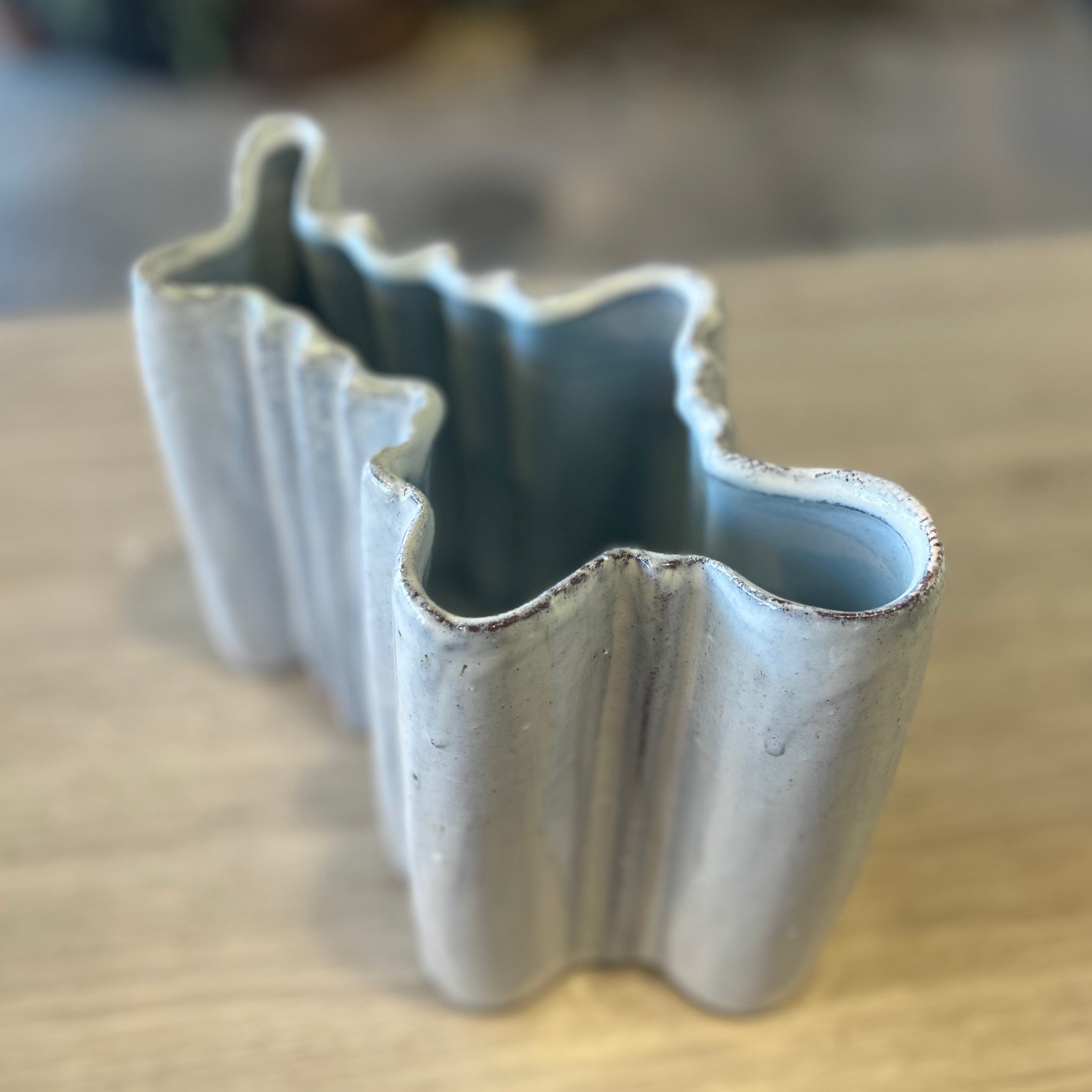 Cloud Vase White Glaze