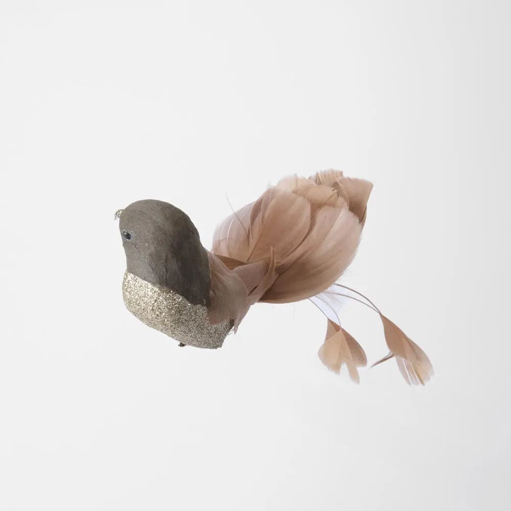 Bird Decoration Dusty Pink Gold Body