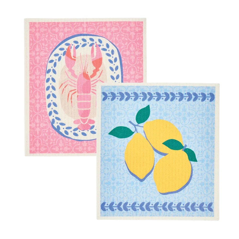 Dish Cloth Swedish Style 2 Pack - Various