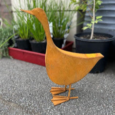 Rusty Ducks - garden ornaments