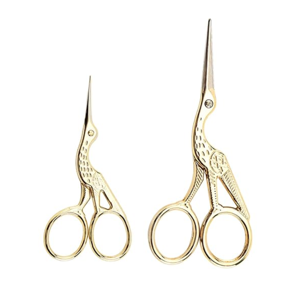Embroidery_Scissors_Gold_Stork_9cm_and_12cm