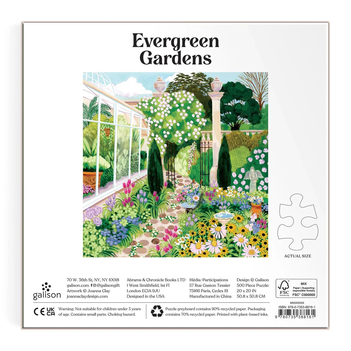 Puzzle - Evergreen Gardens 500 Piece