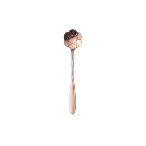 Flower Spoons - Stainless Steel - Silver, Gold & Rose Gold