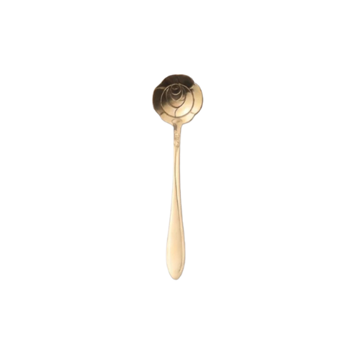 Flower Spoons - Stainless Steel - Silver, Gold & Rose Gold