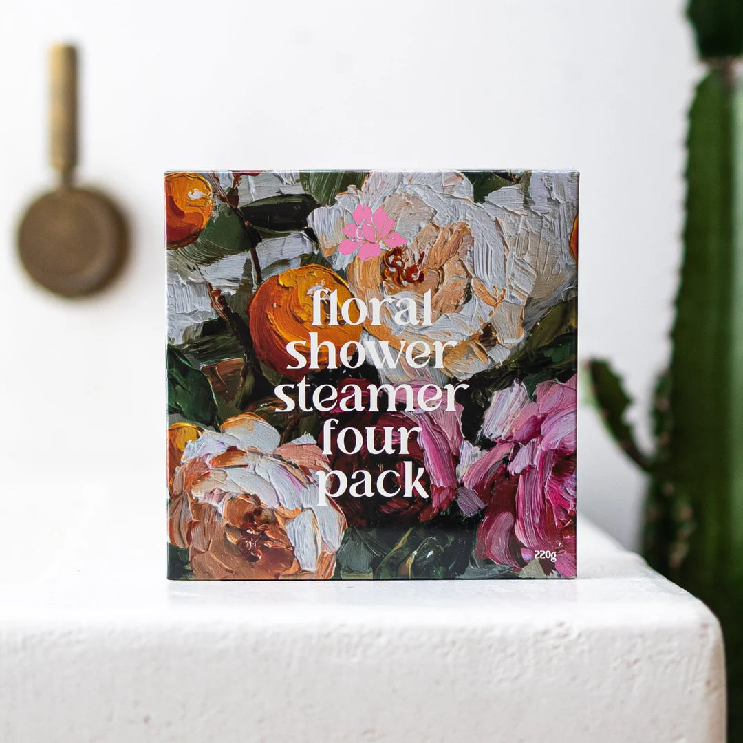 Floral Shower Steamer - 4 Pack