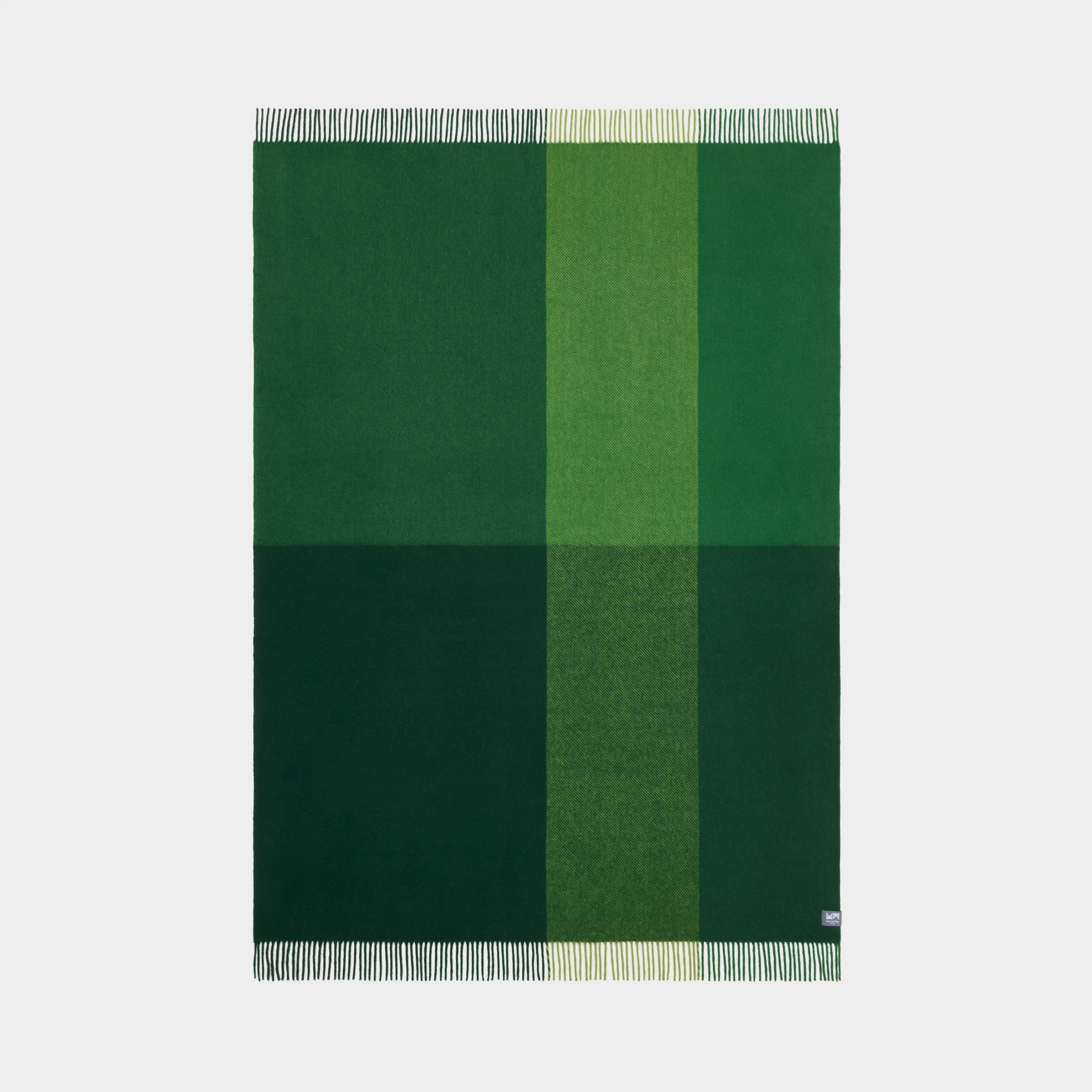 Throw - Forest - 100% Merino Wool - Waverley Mills Tasmania