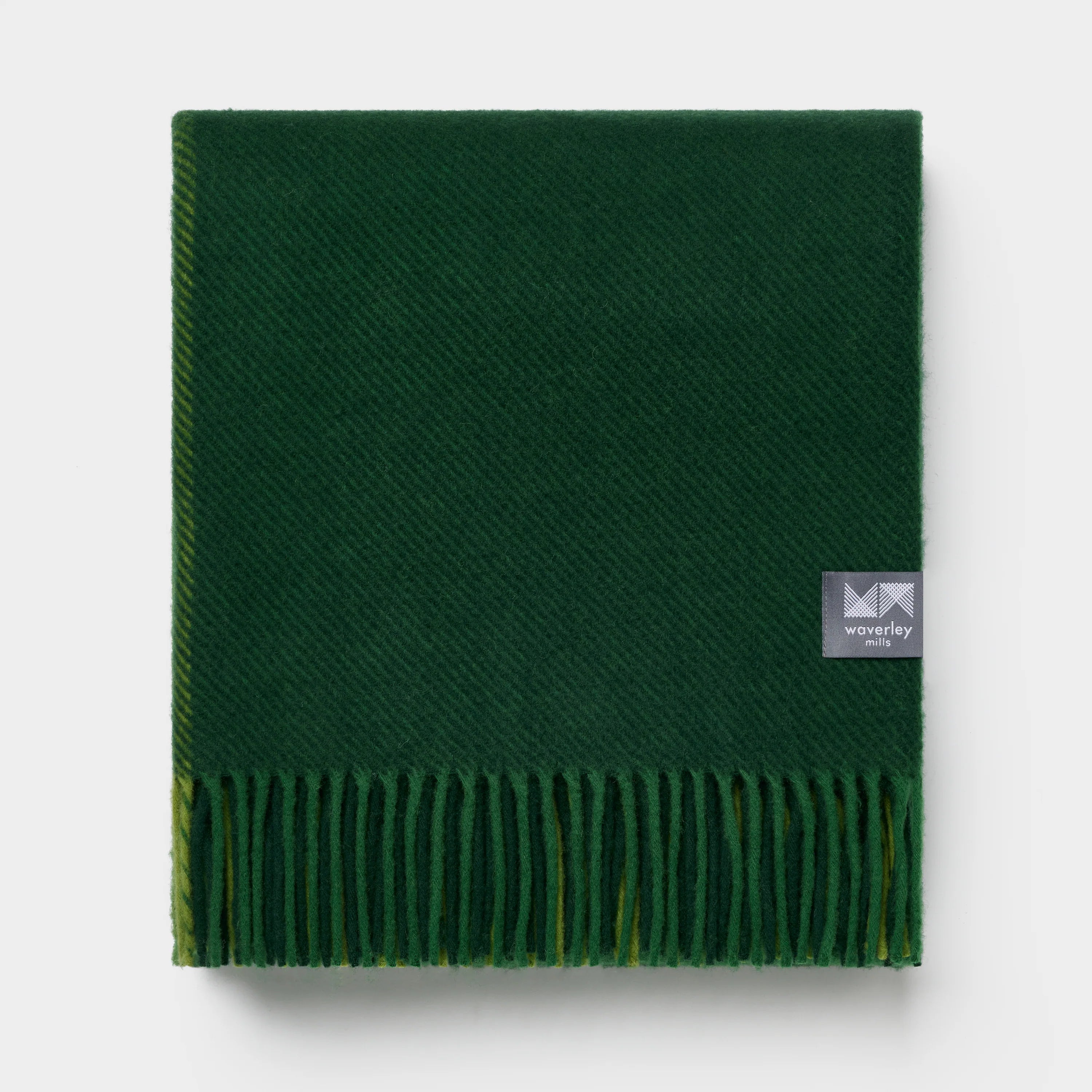 Throw - Forest - 100% Merino Wool - Waverley Mills Tasmania