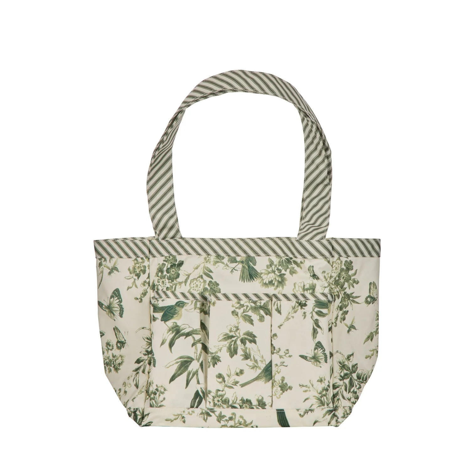 Garden Tool Bag Green Floral
