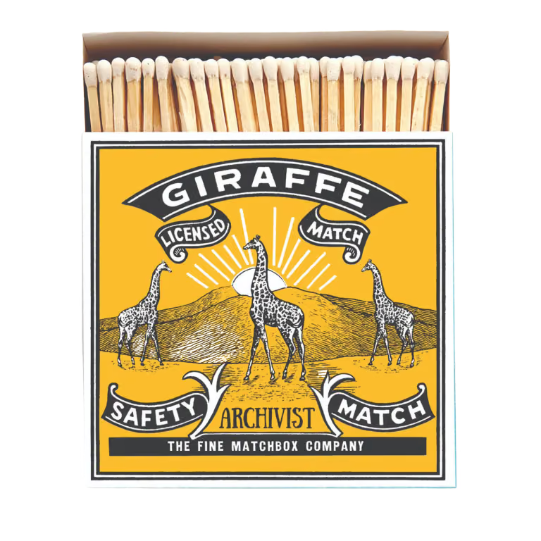 Jumbo Match Boxes - Retro Designs