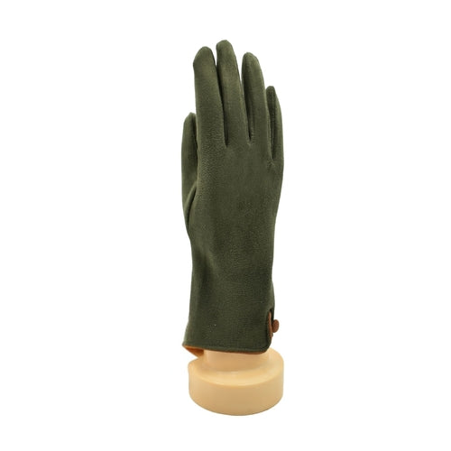 Gloves - One Button - Olive