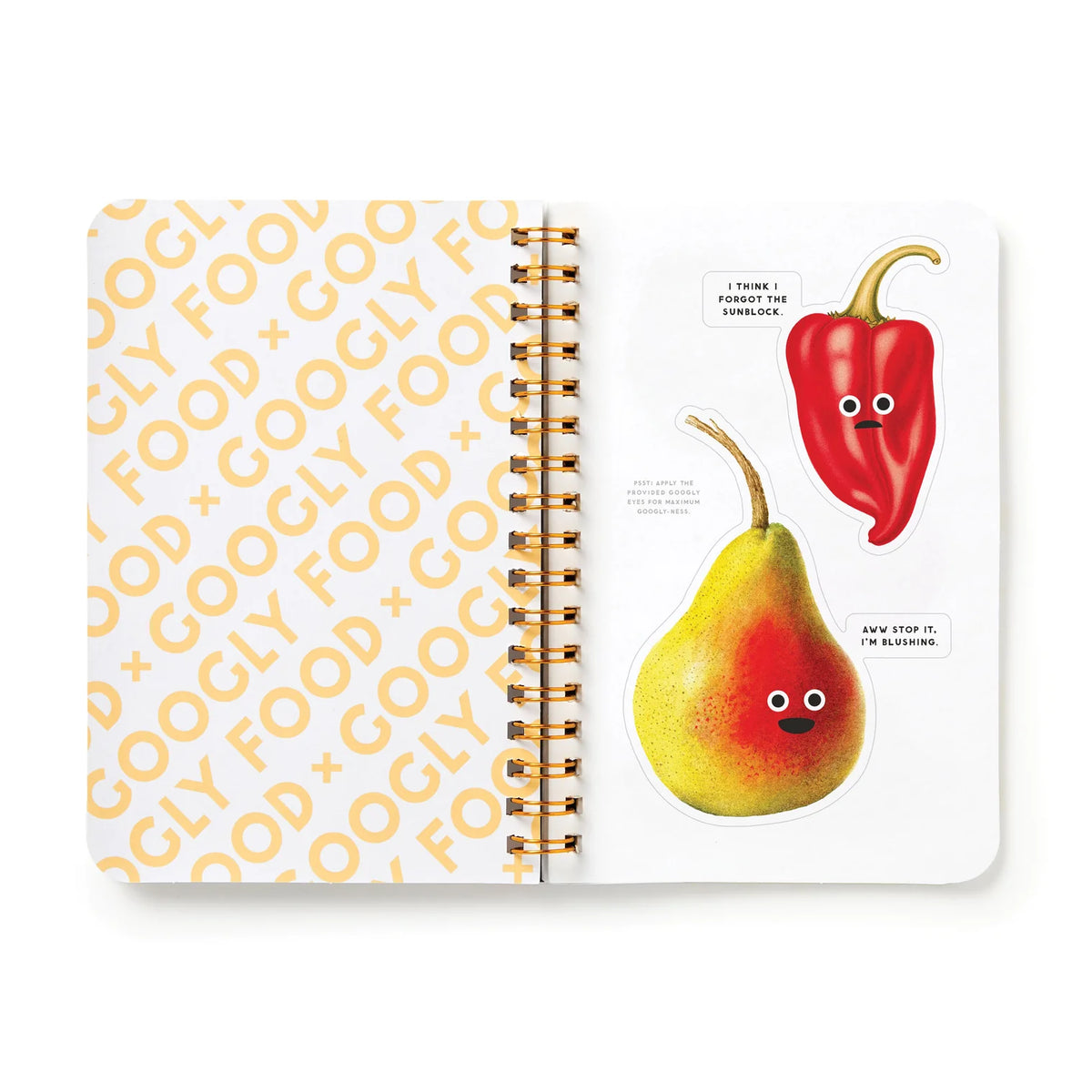 Sticker Book 'Googly Food'