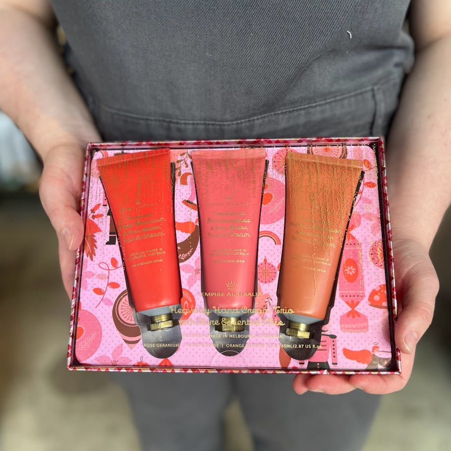 Hand Cream Trio Heavenly Gift Box – verde