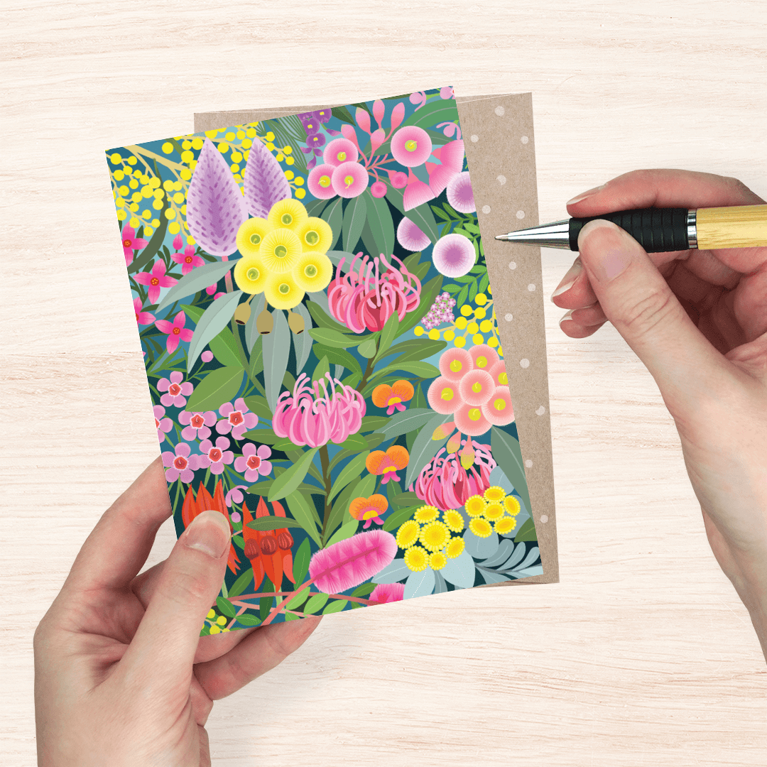 Card - Native Gems - 100% recycled paper