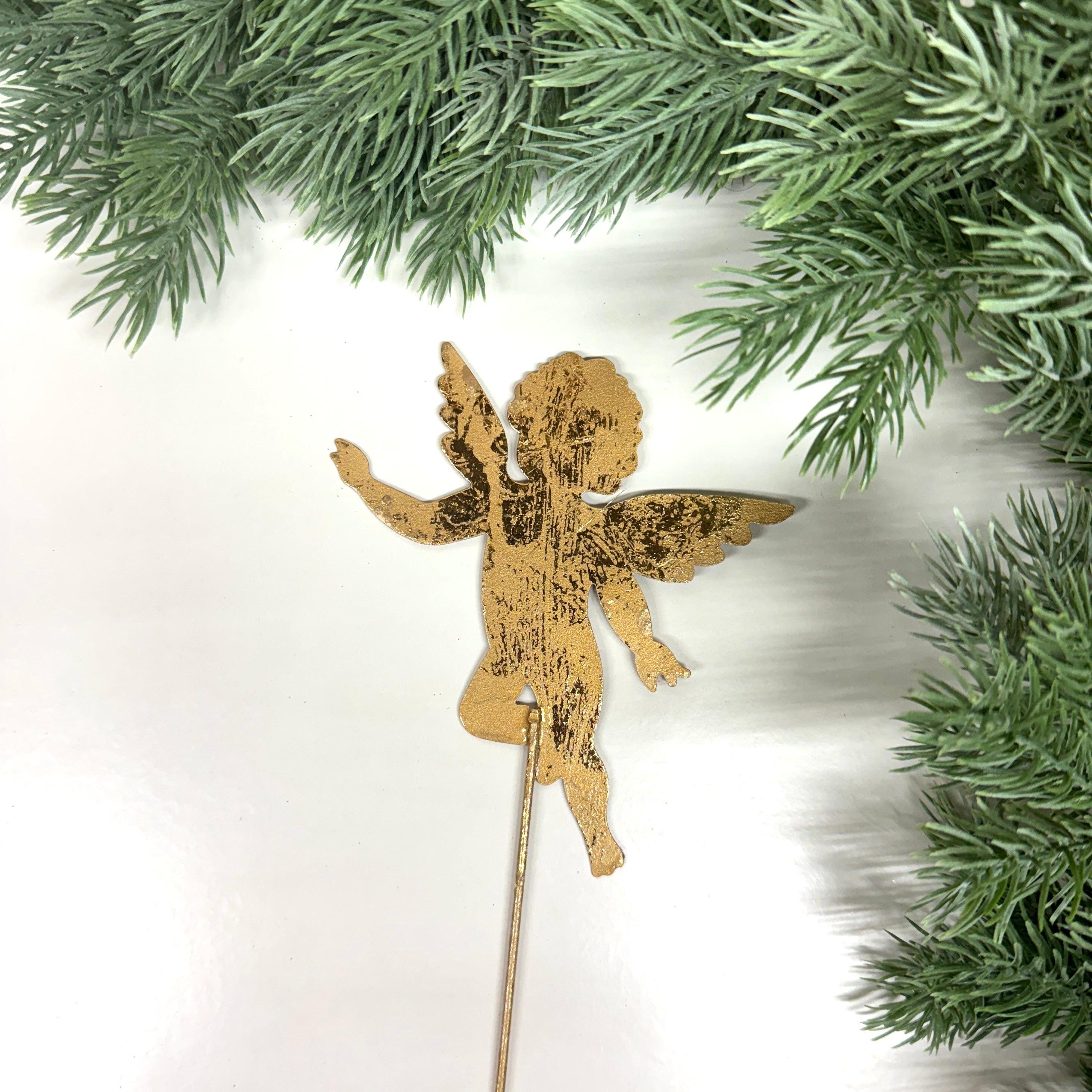 Stake Golden Christmas Decorations