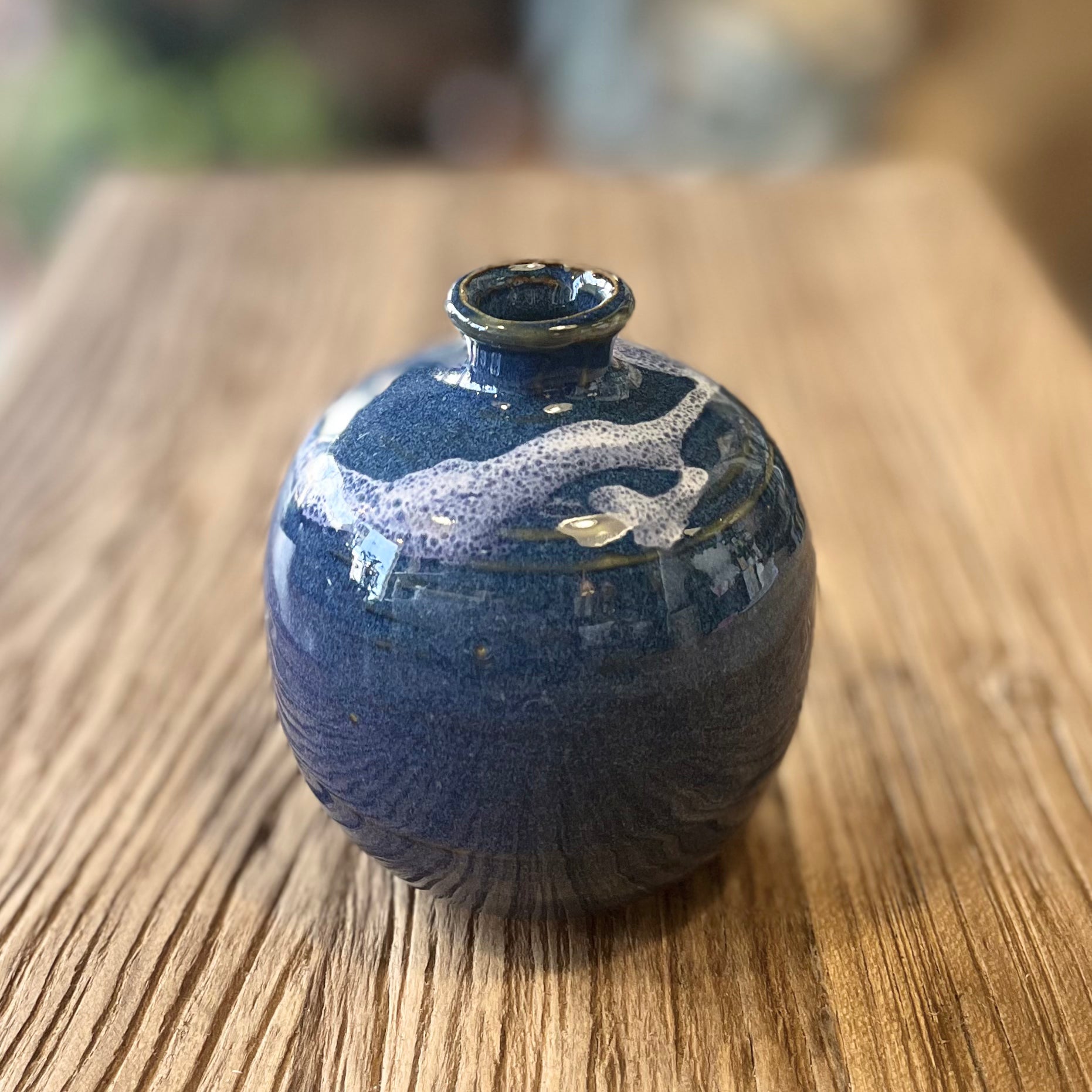 Bud Vase Black/Blue