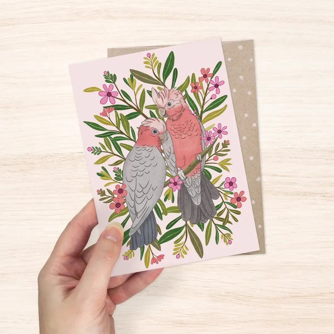 Card - G'day Galahs - 100% recycled paper