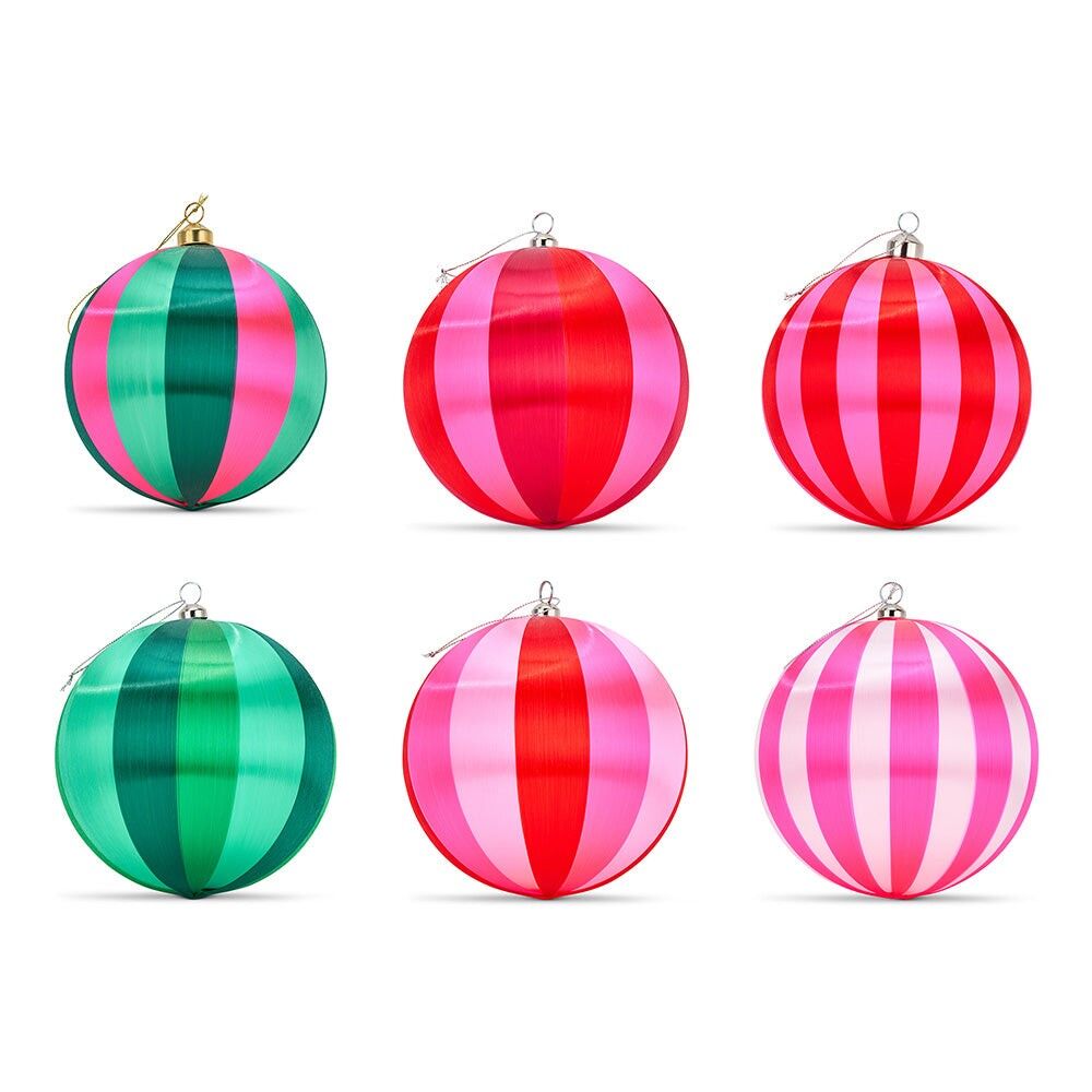 Christmas Baubles Bright 8cm