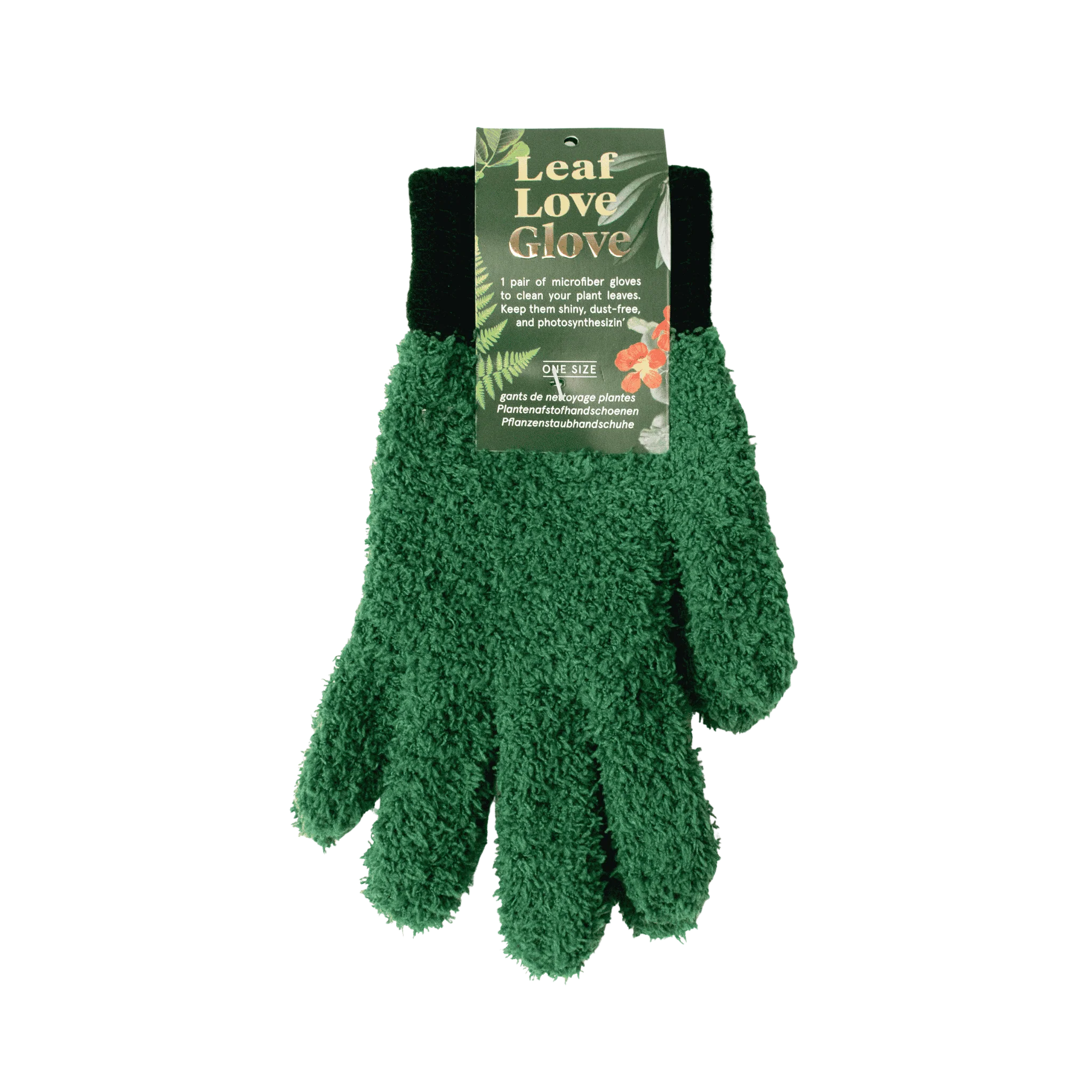 Gloves Leaf Love Green