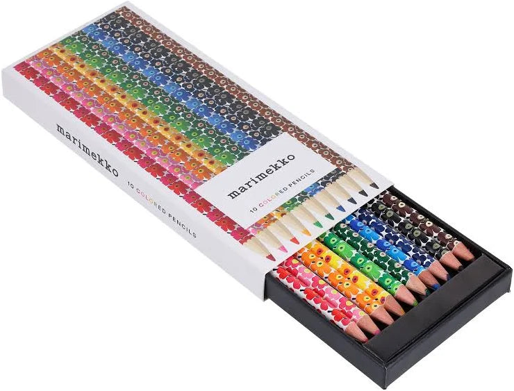 Pencils Coloured Marimekko 10 Pk