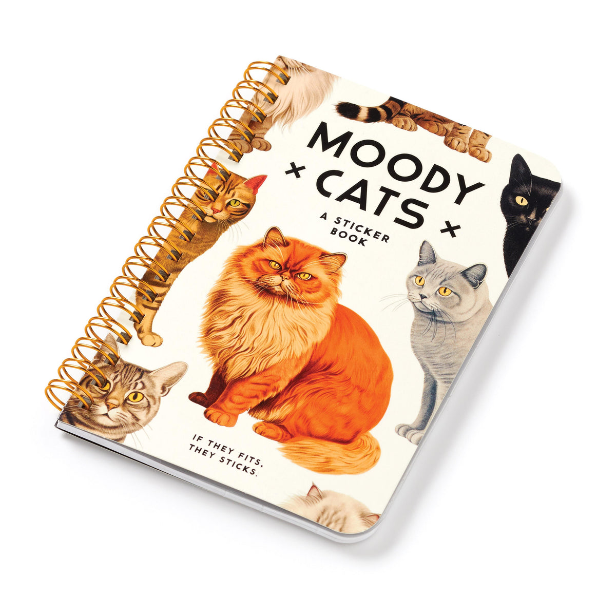 Sticker Book 'Moody Cats'