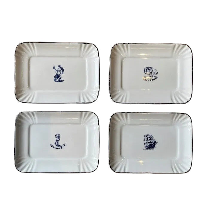 Trinket Dish - Nautical Ceramic