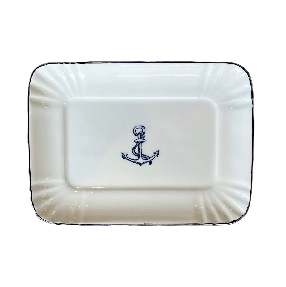 Trinket Dish - Nautical Ceramic