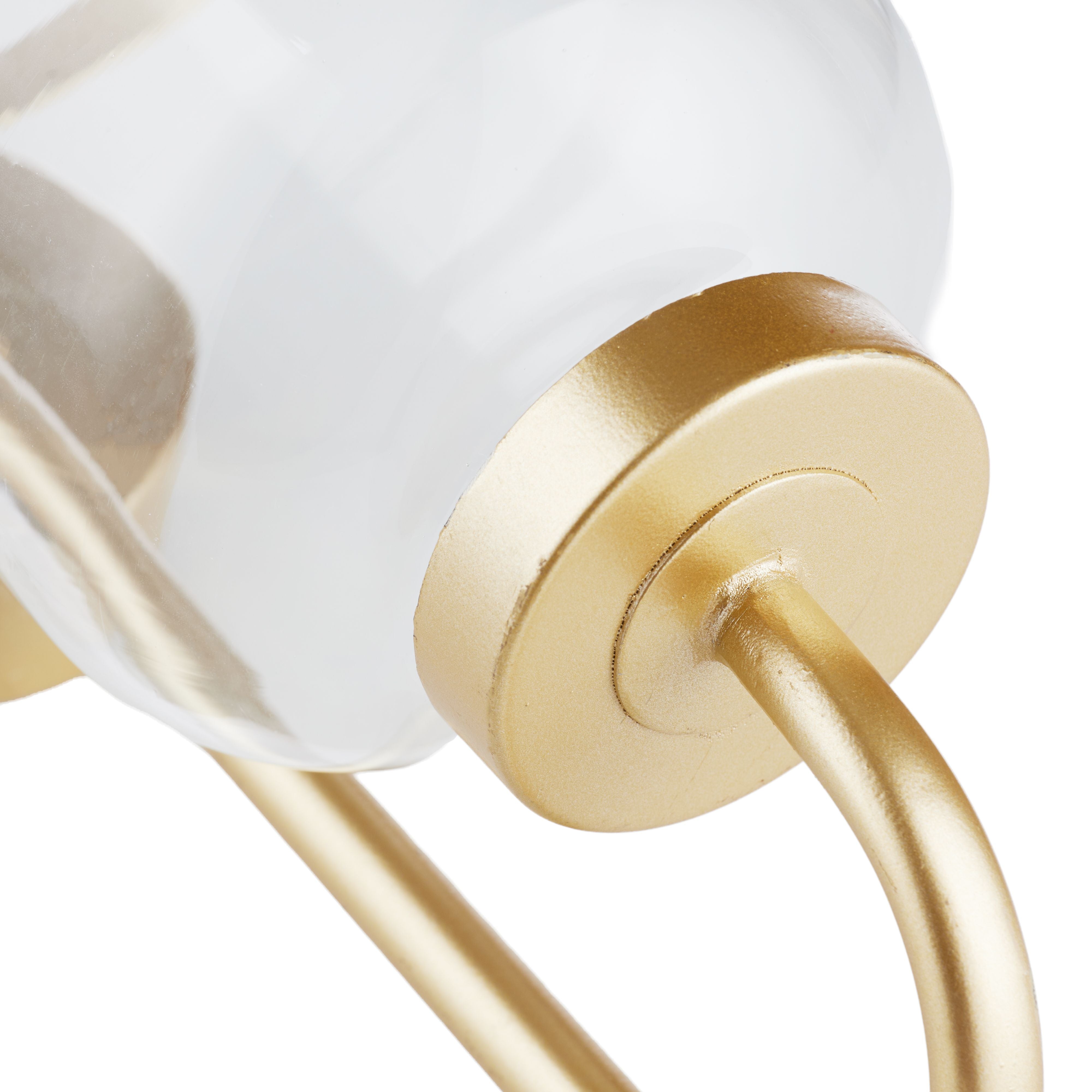 Wall Sconce for Candle in Gold